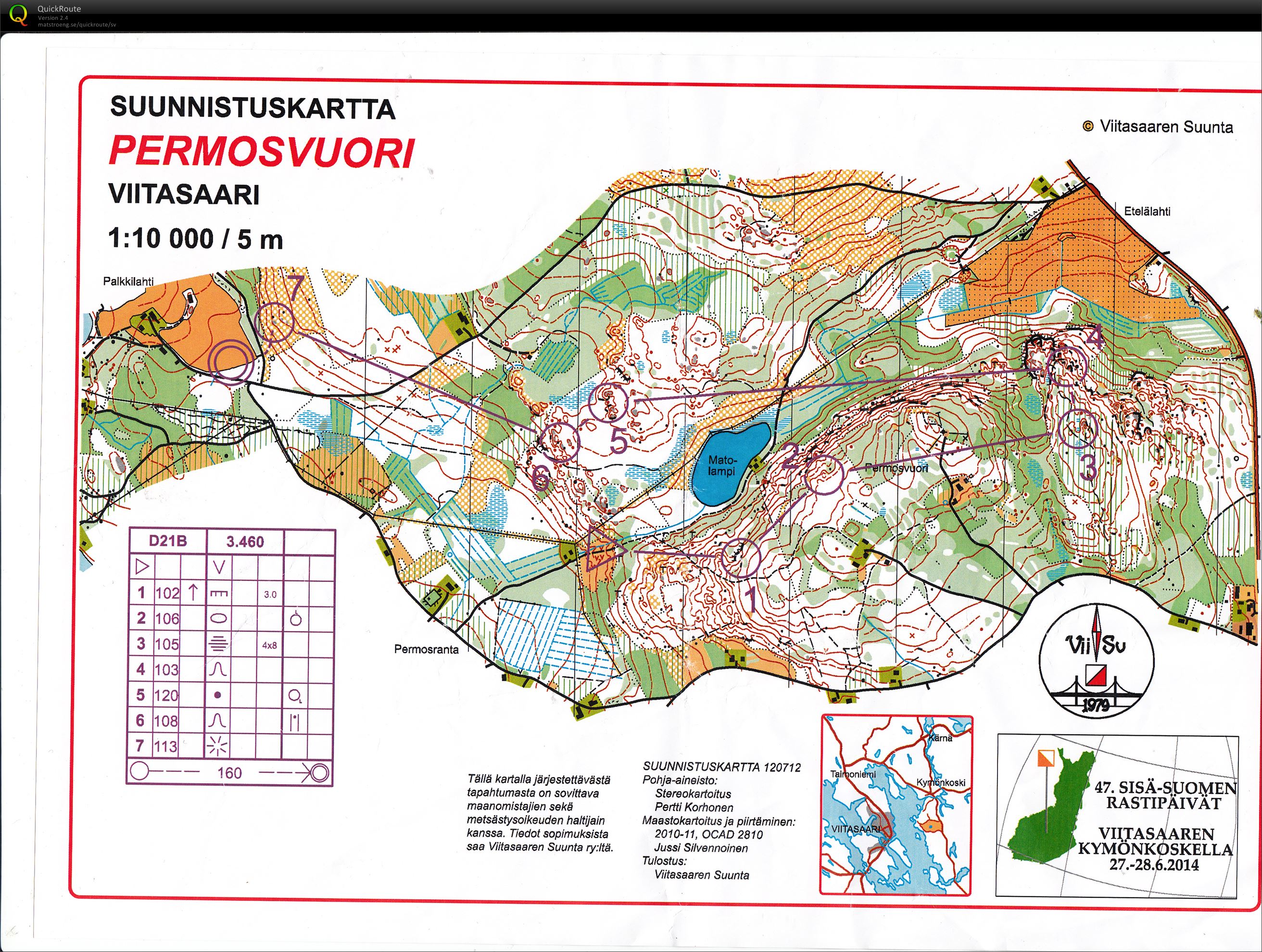 Sisäsuomen Rastipäivät dag 1 (27/06/2014)