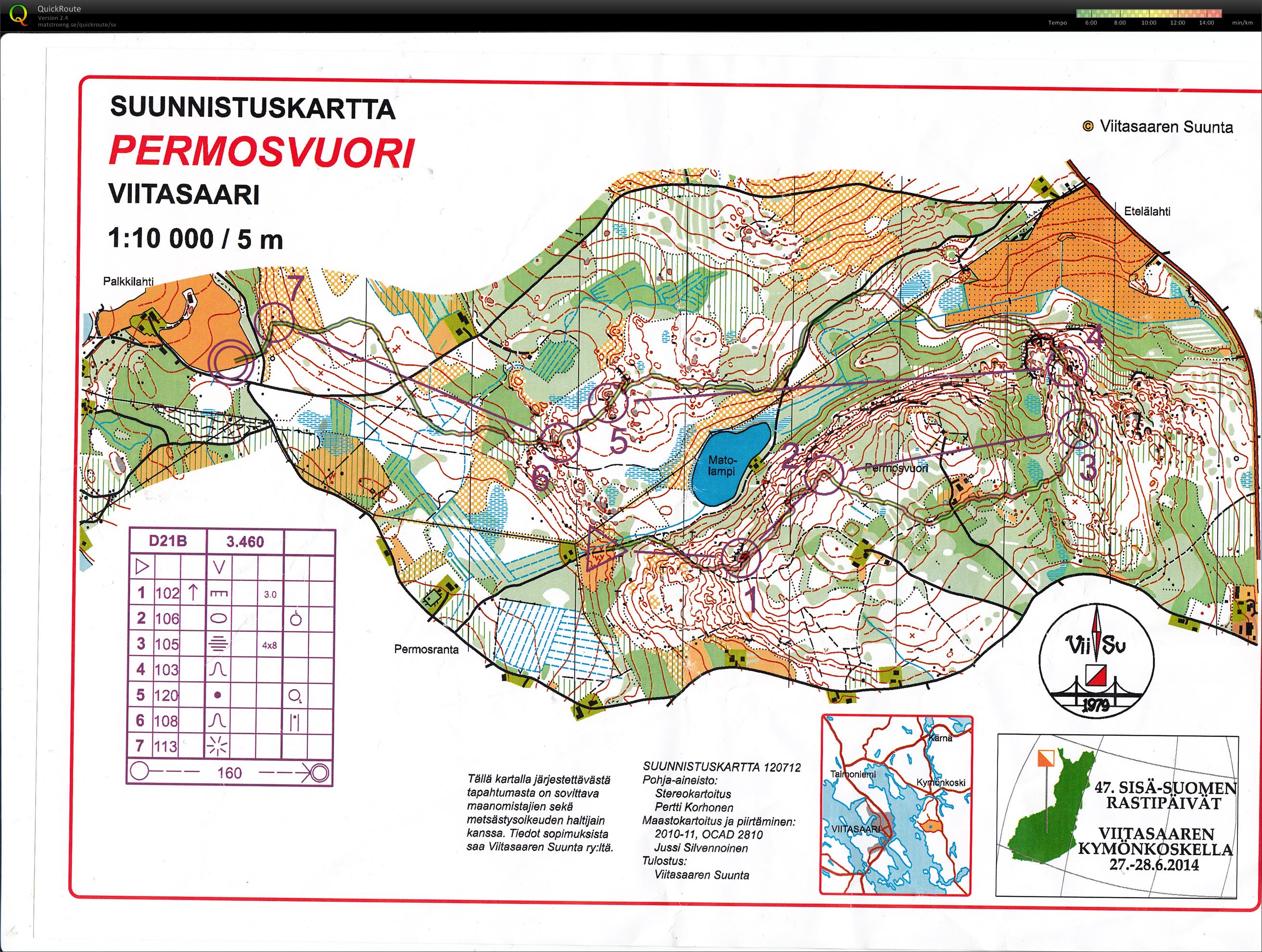 Sisäsuomen Rastipäivät dag 1 (27/06/2014)