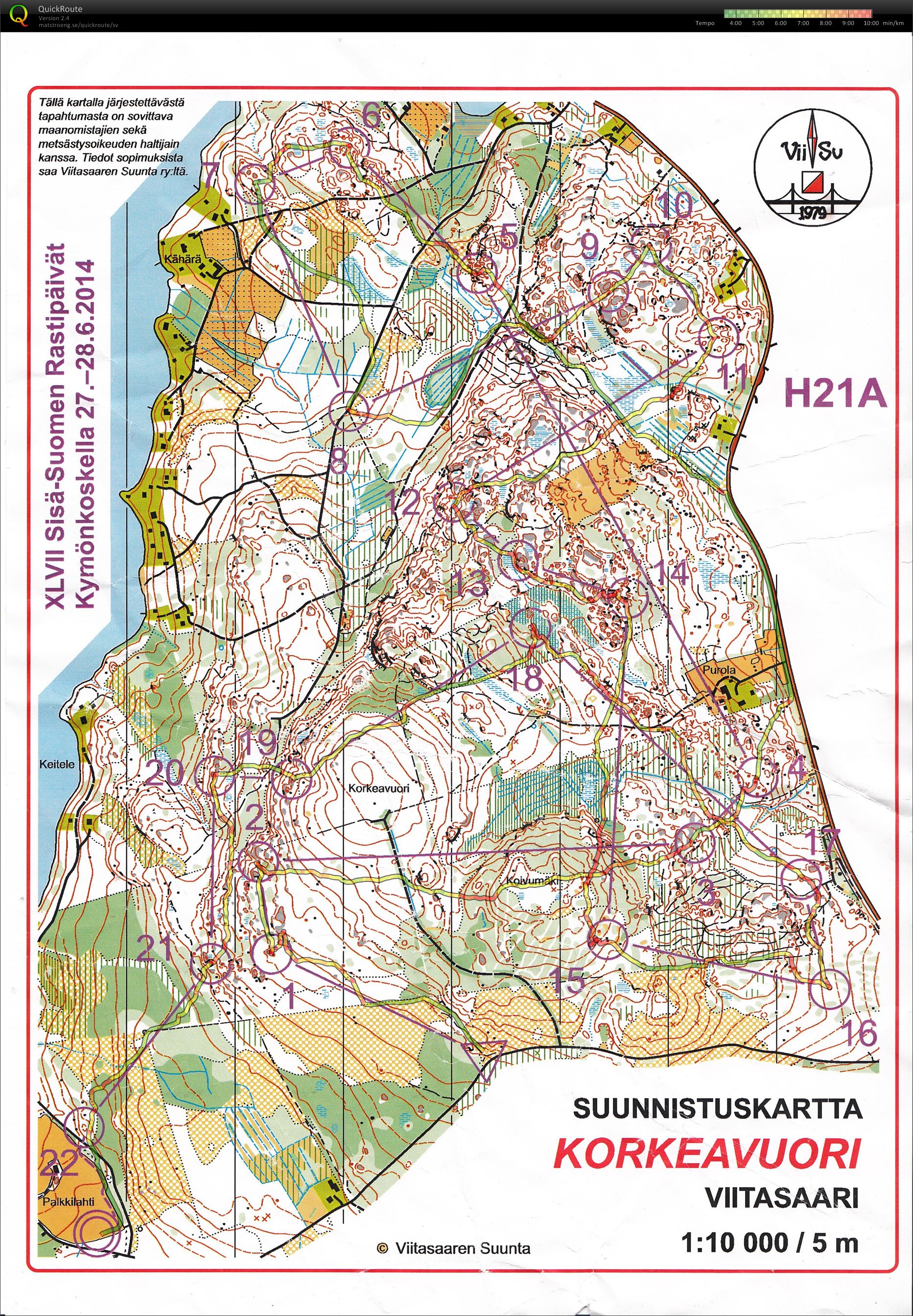Sisä-Suomen Rastipäivät dag 2 (28/06/2014)