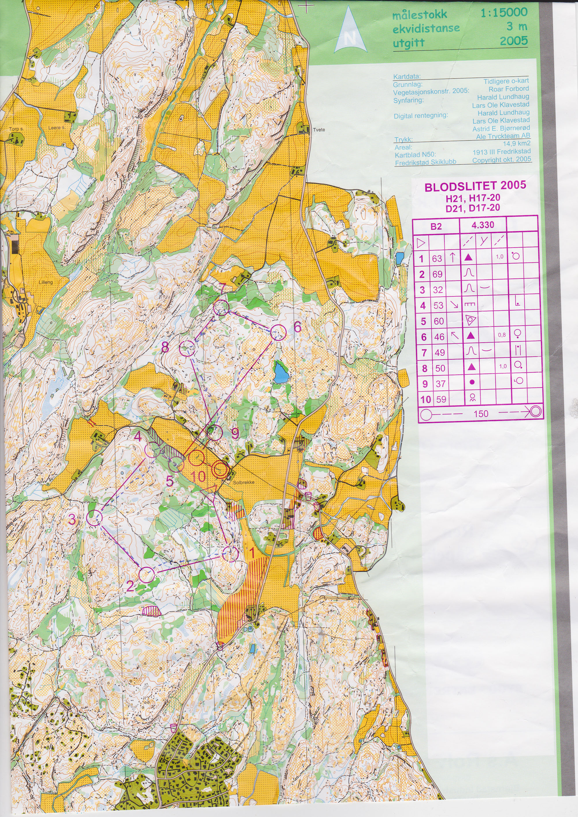Blodslitet slinga 1 (22/10/2005)