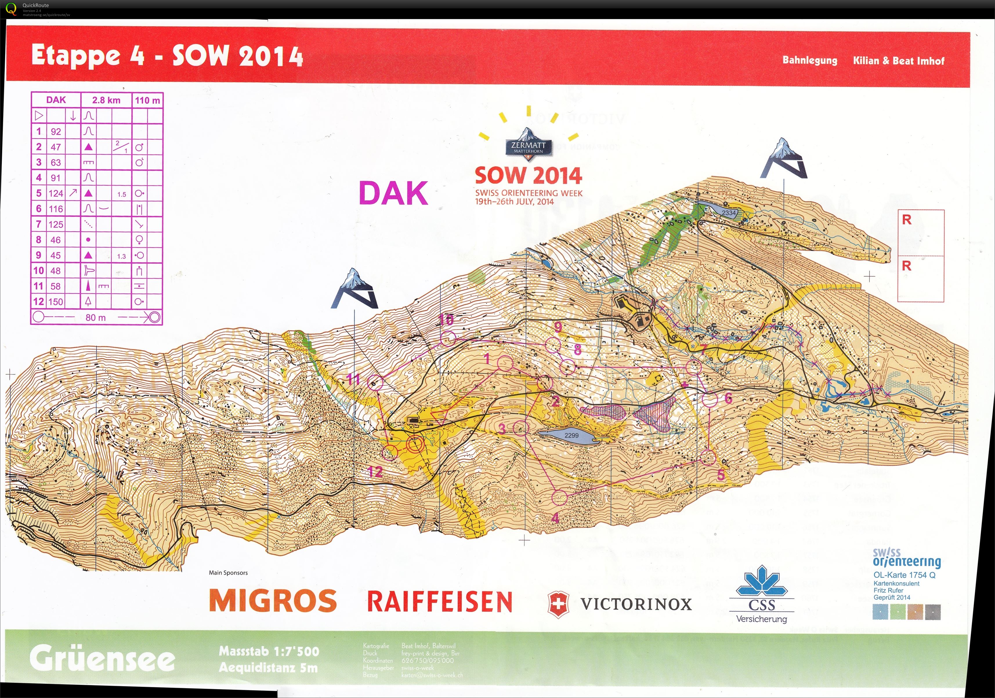 Swiss O-Week dag 4 (24/07/2014)