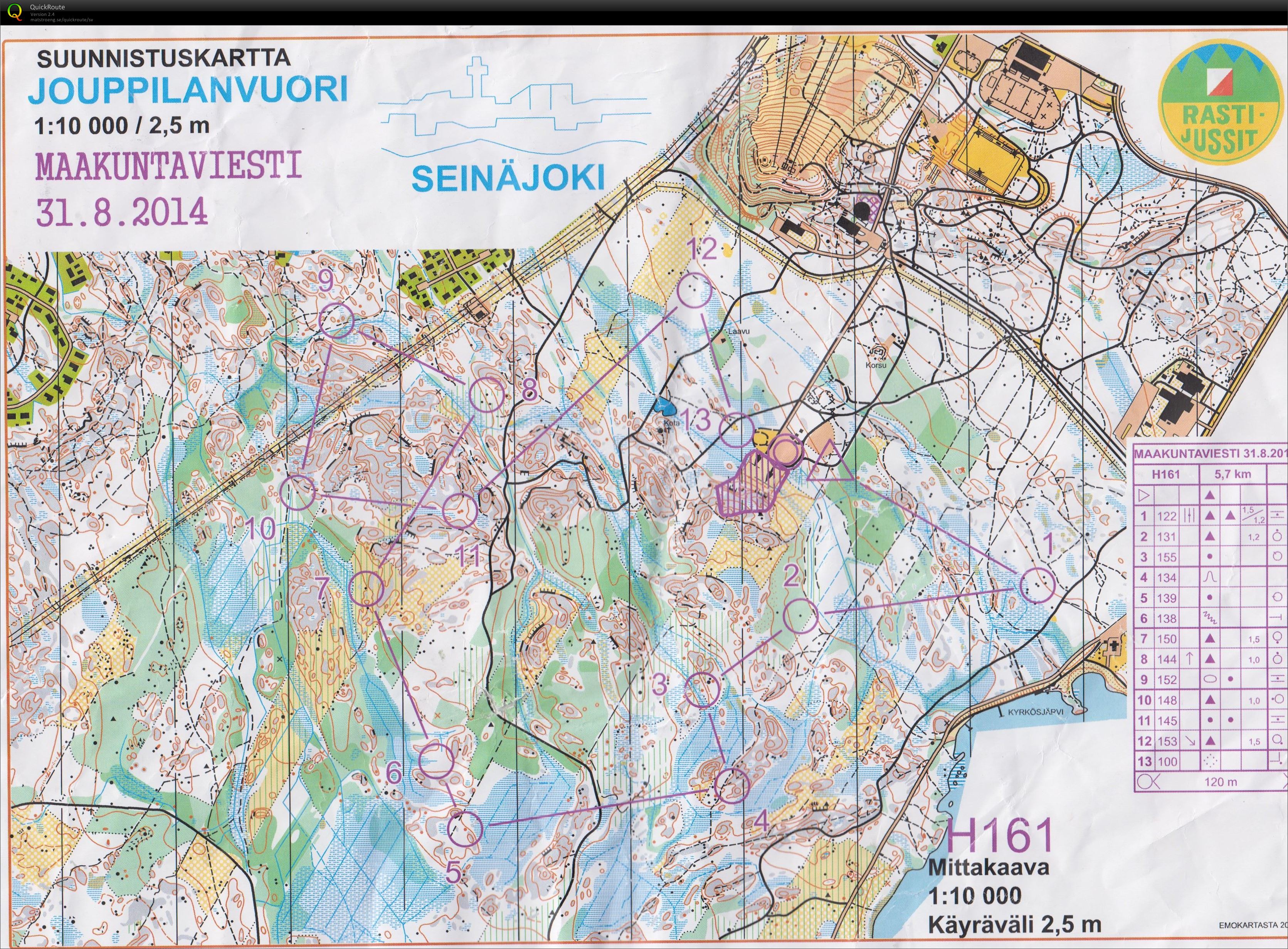 Landskapsstafett (31/08/2014)
