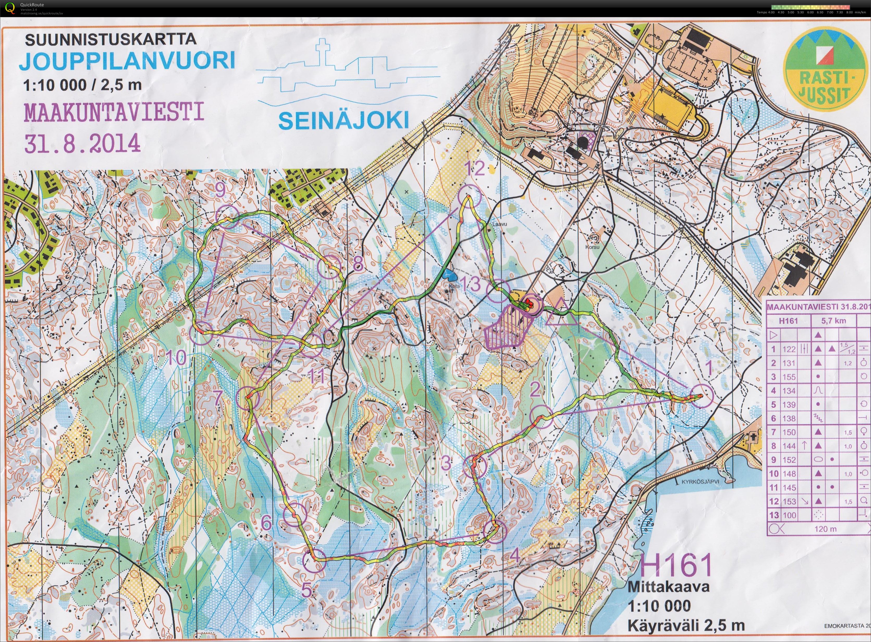Landskapsstafett (31/08/2014)