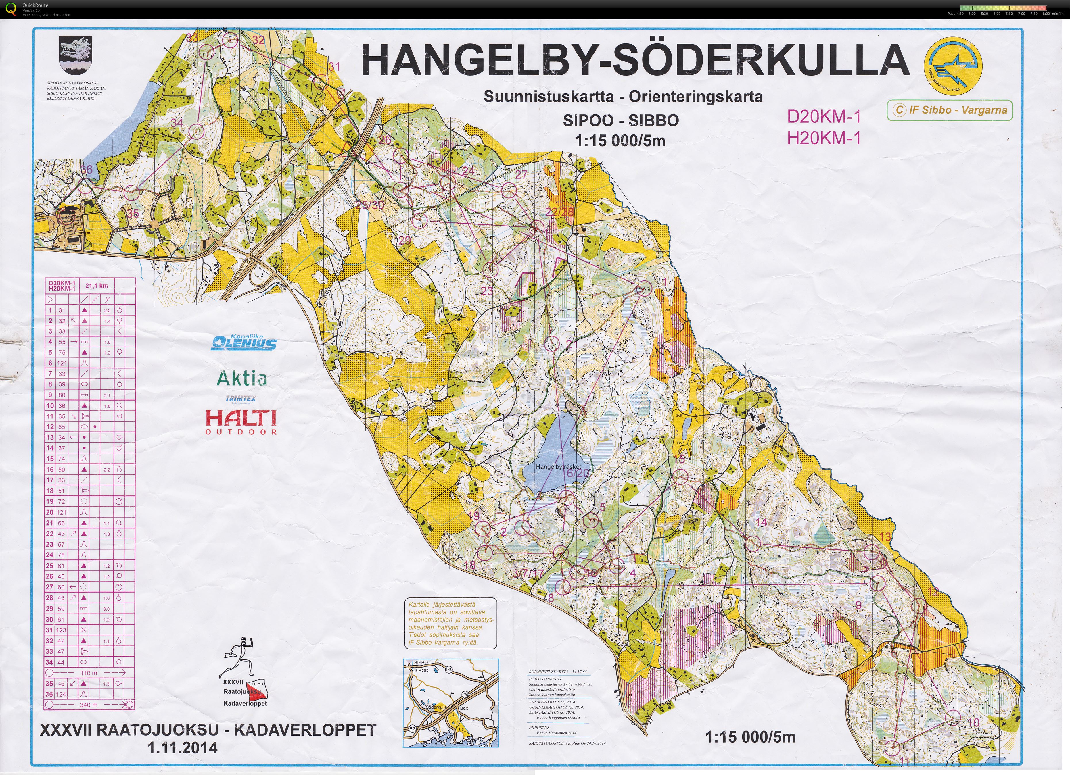 XXXVII Kadaverloppet (01/11/2014)