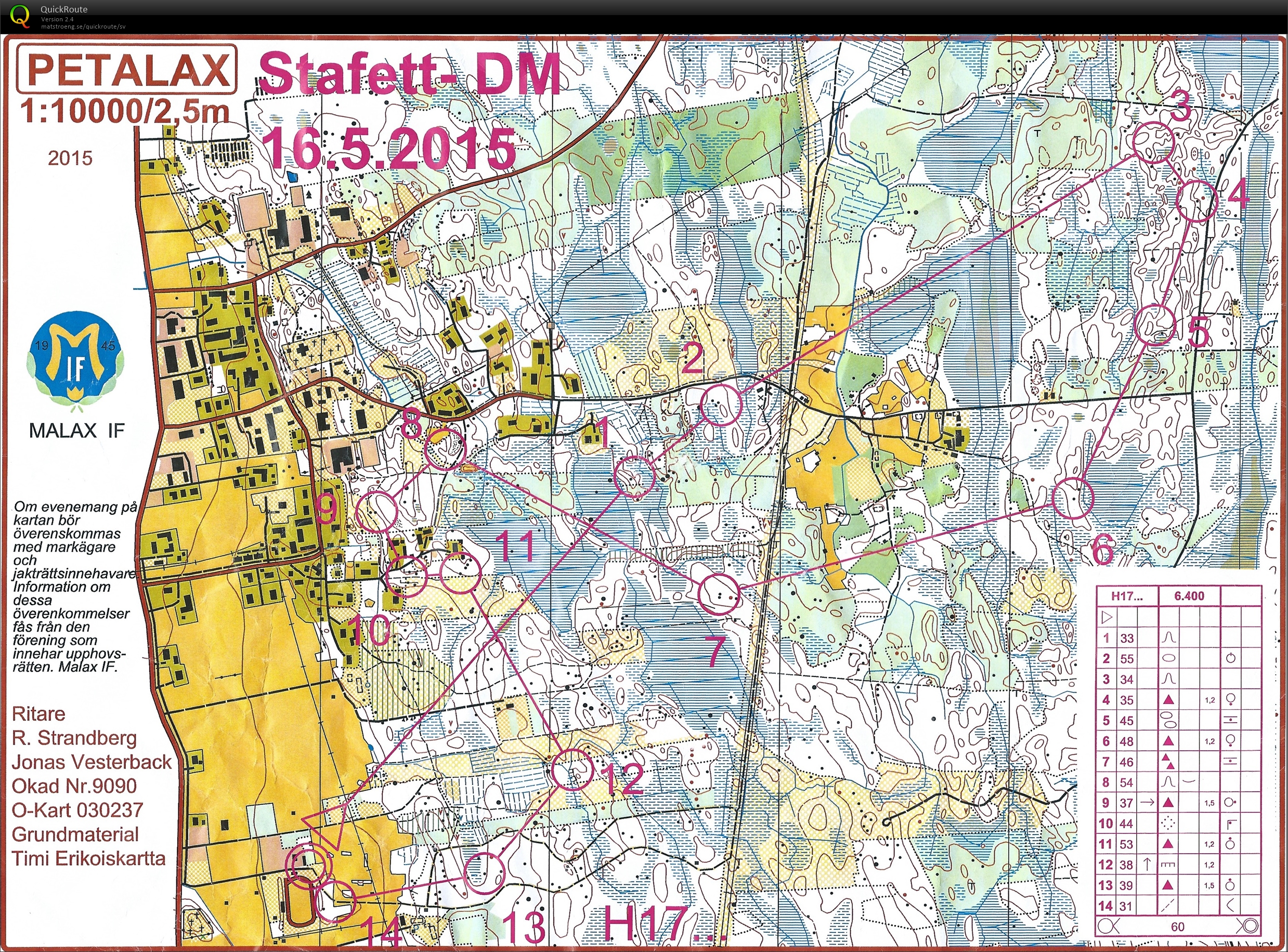 Stafett DM (16/05/2015)