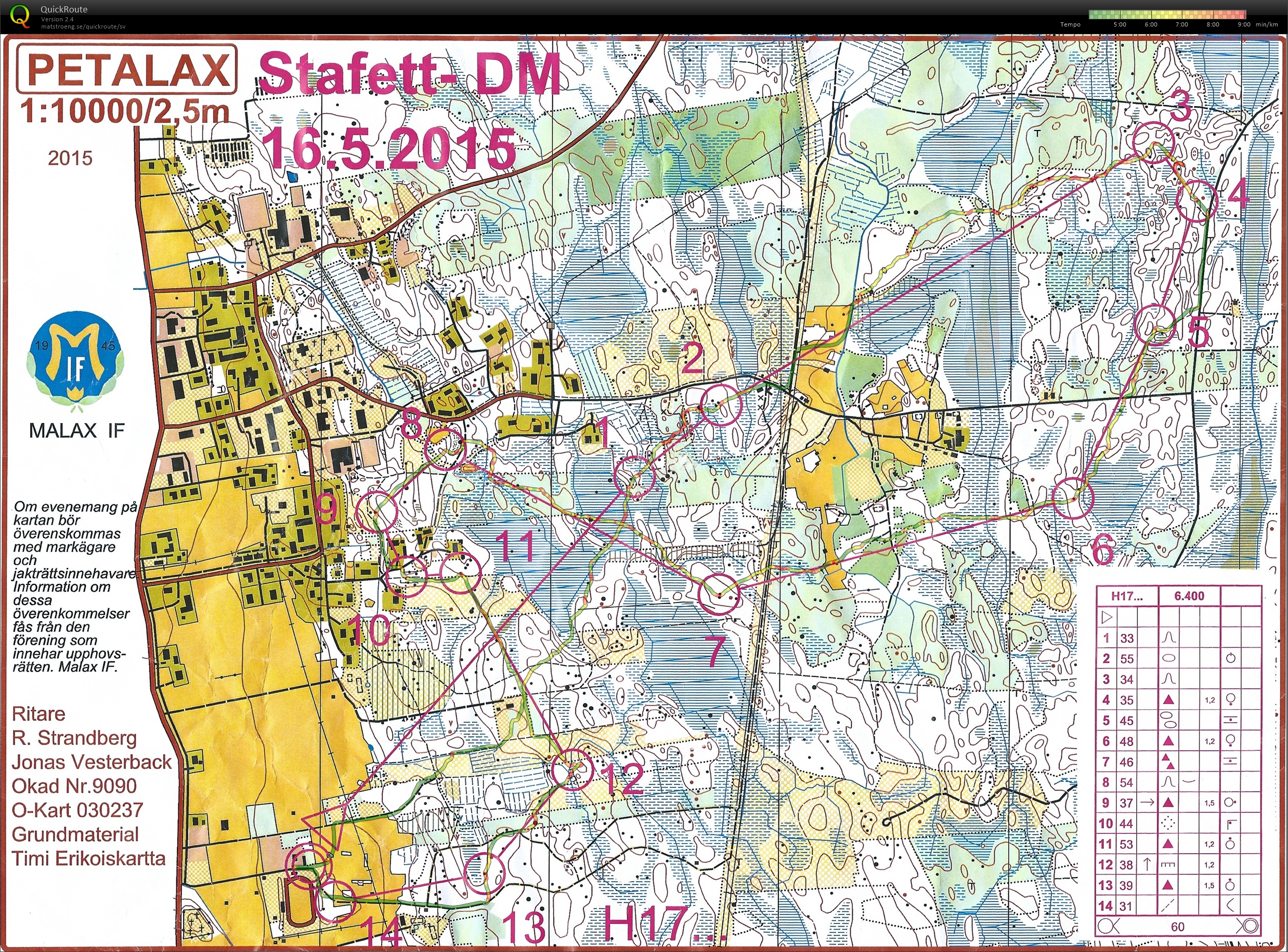 Stafett DM (16/05/2015)