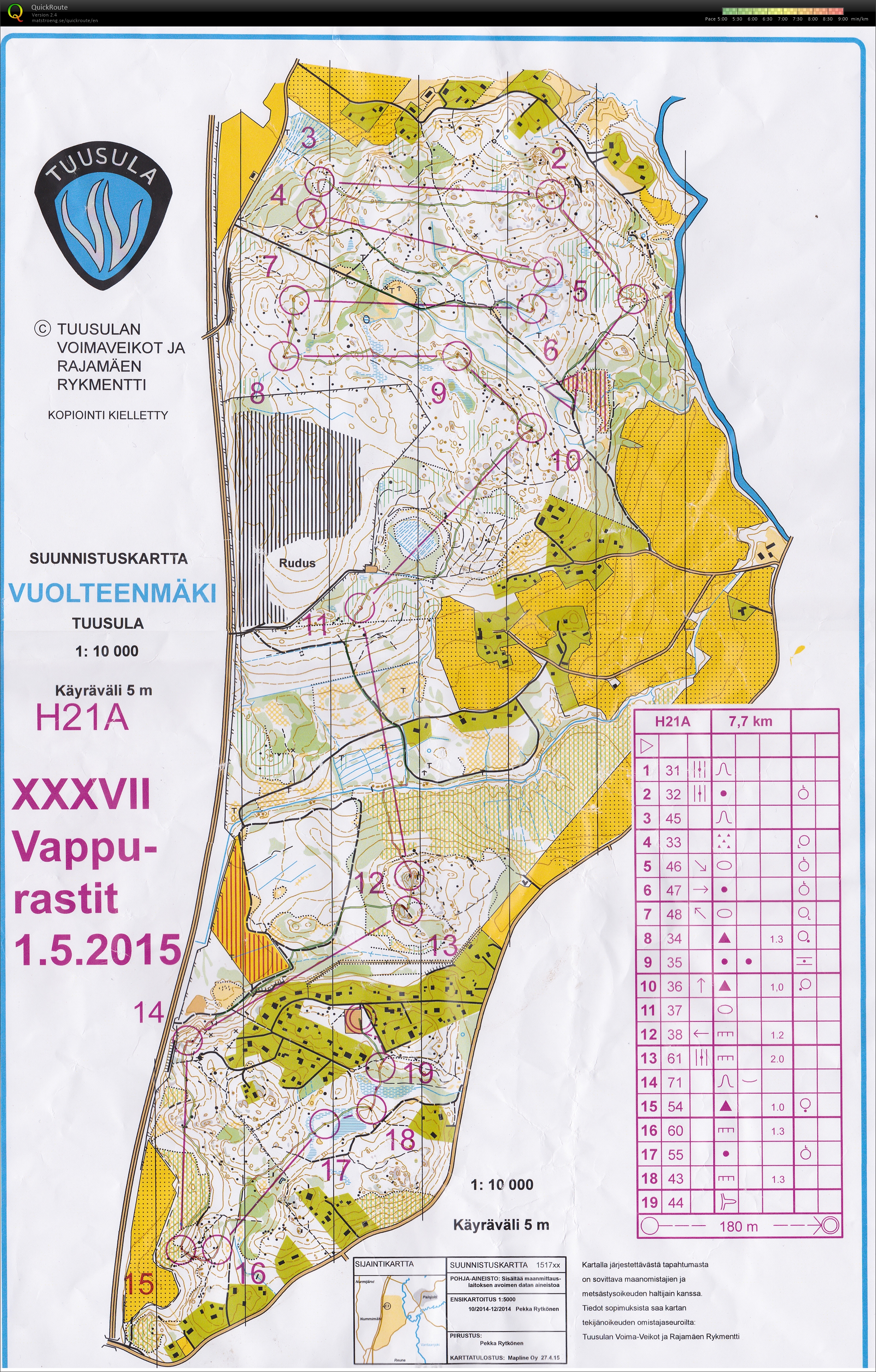 Vappurastit (01/05/2015)