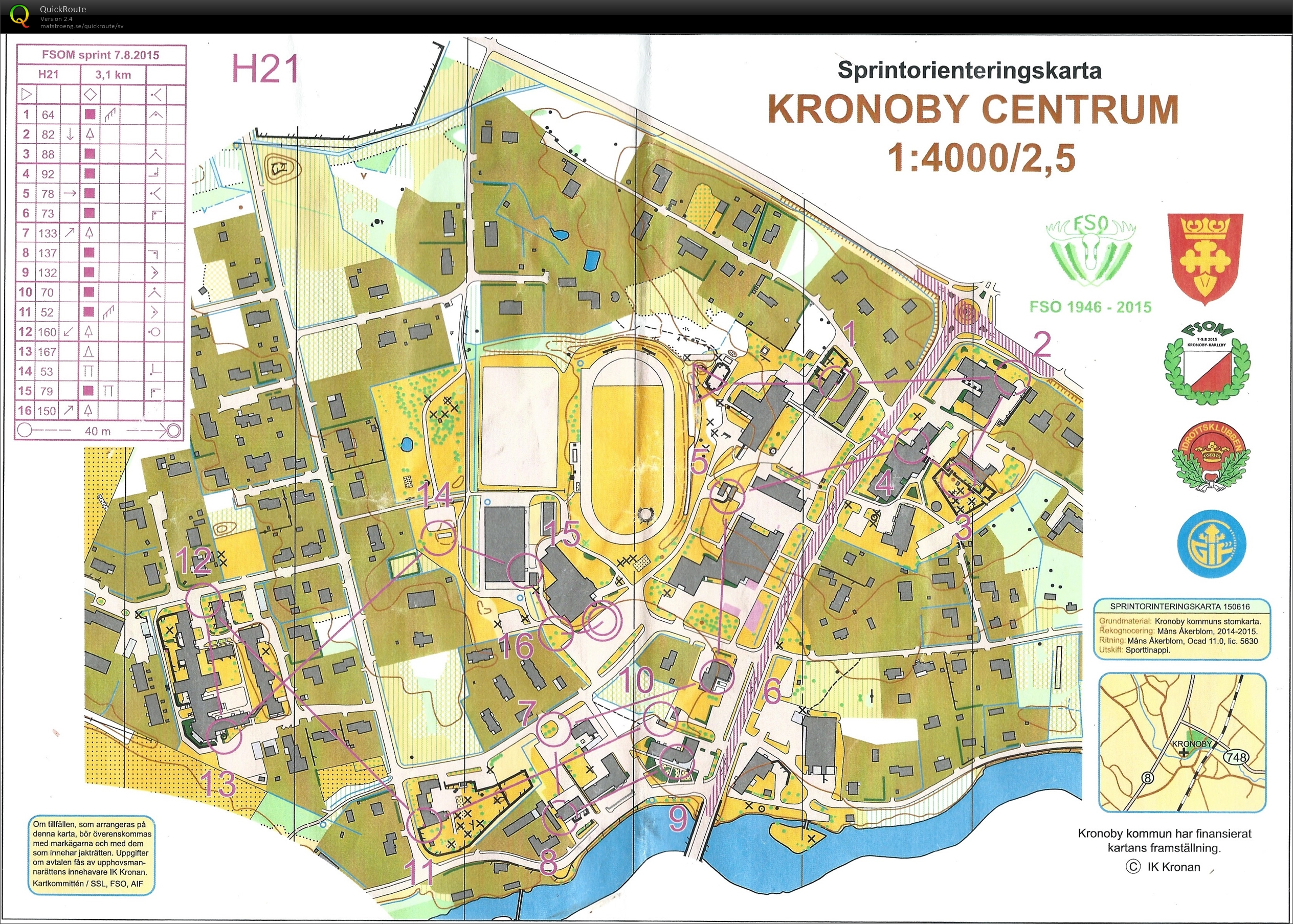 FSOM Sprint (07.08.2015)
