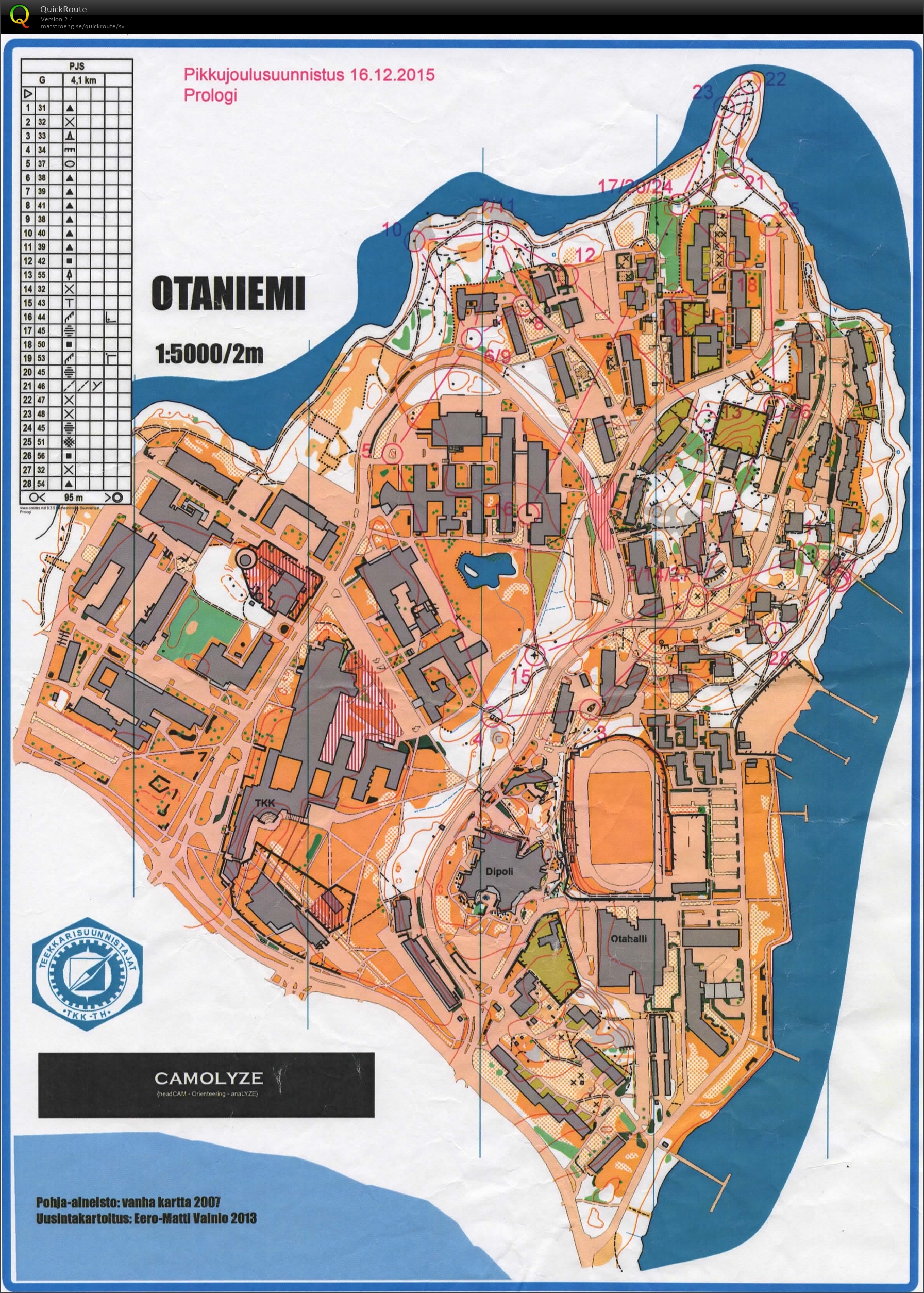 Pikkujoulusuunnistus Prolog (2015-12-16)