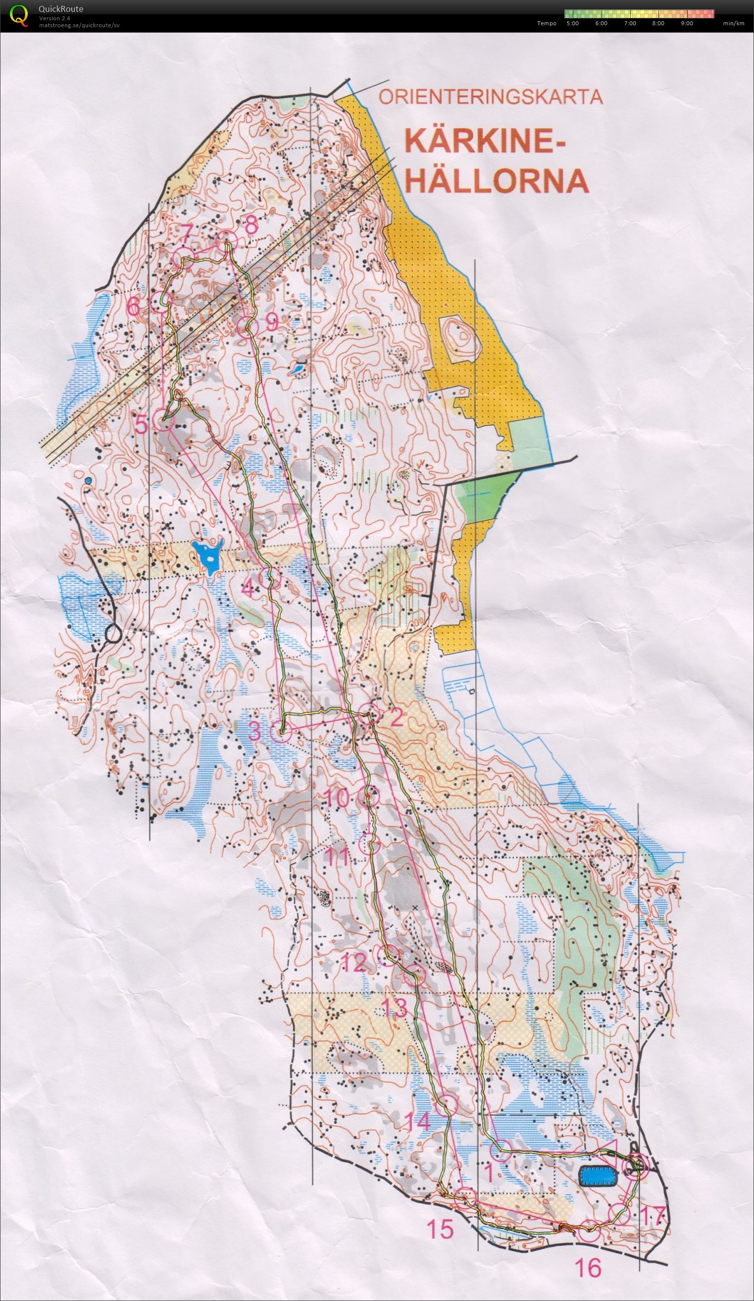 Tisdagsträning, långdistans (19/04/2016)