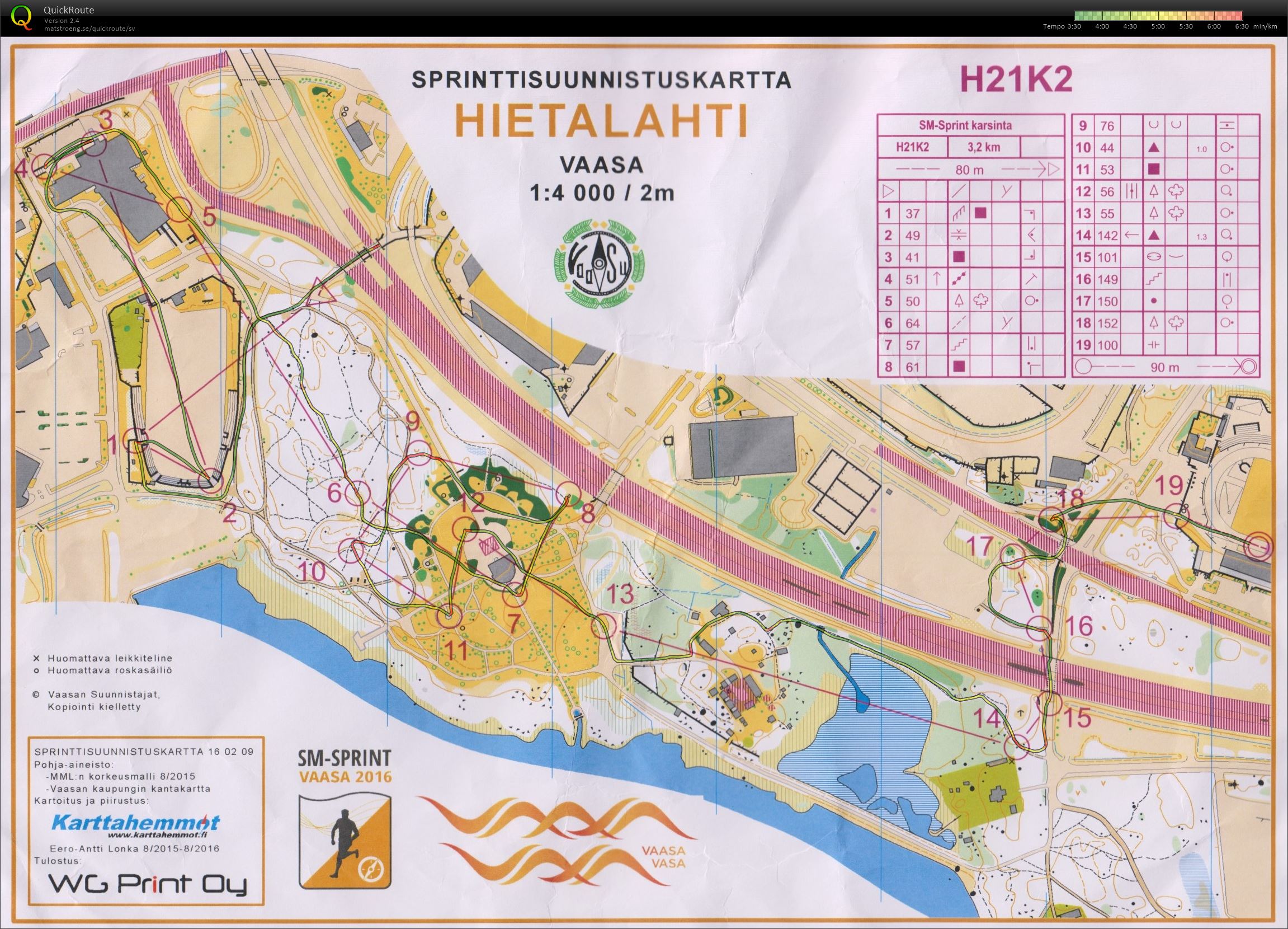 FM-sprint, H21K2 (17/09/2016)