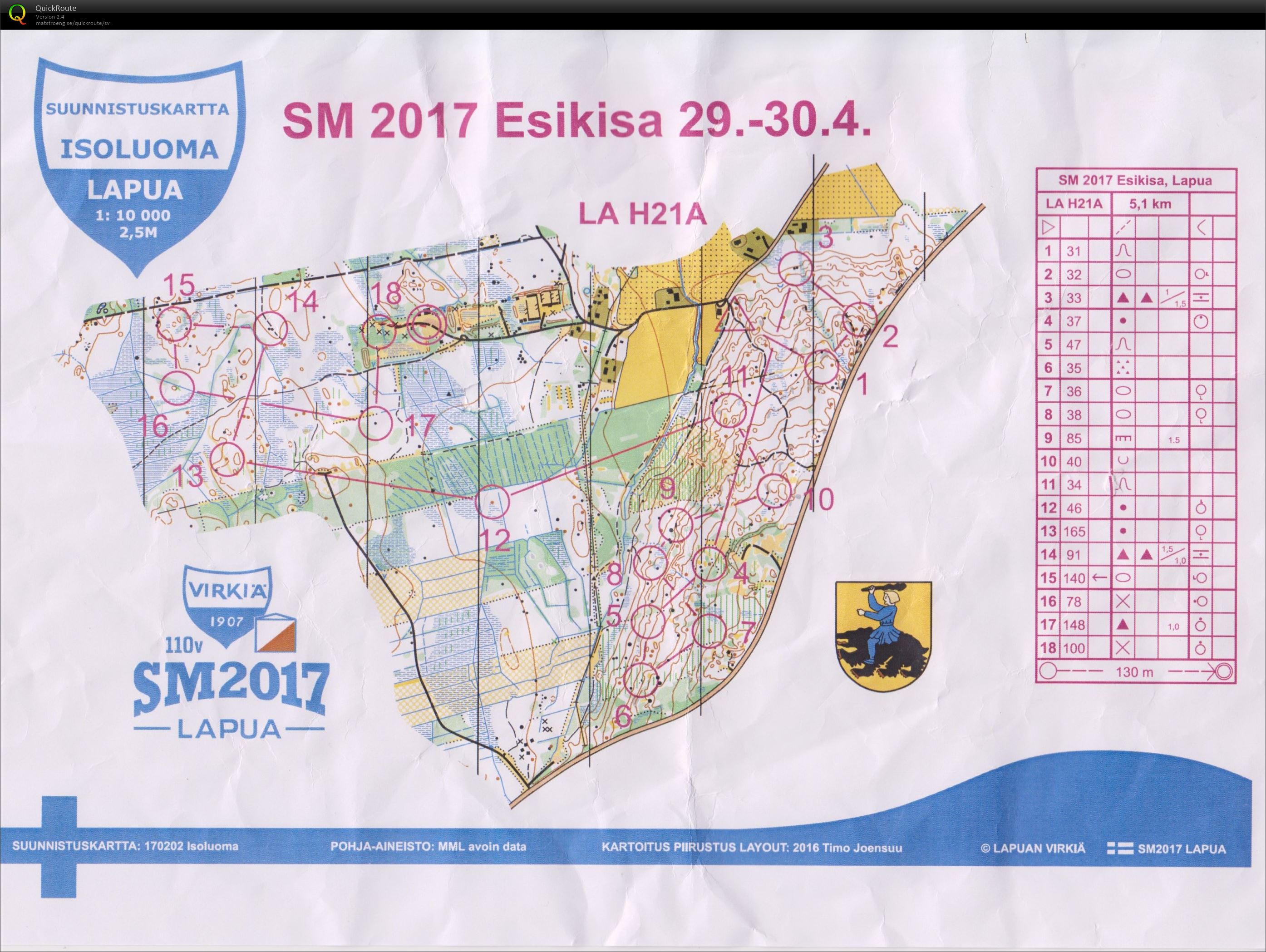 Kevätkansalliset ja SM-esikisa 2017 (29/04/2017)