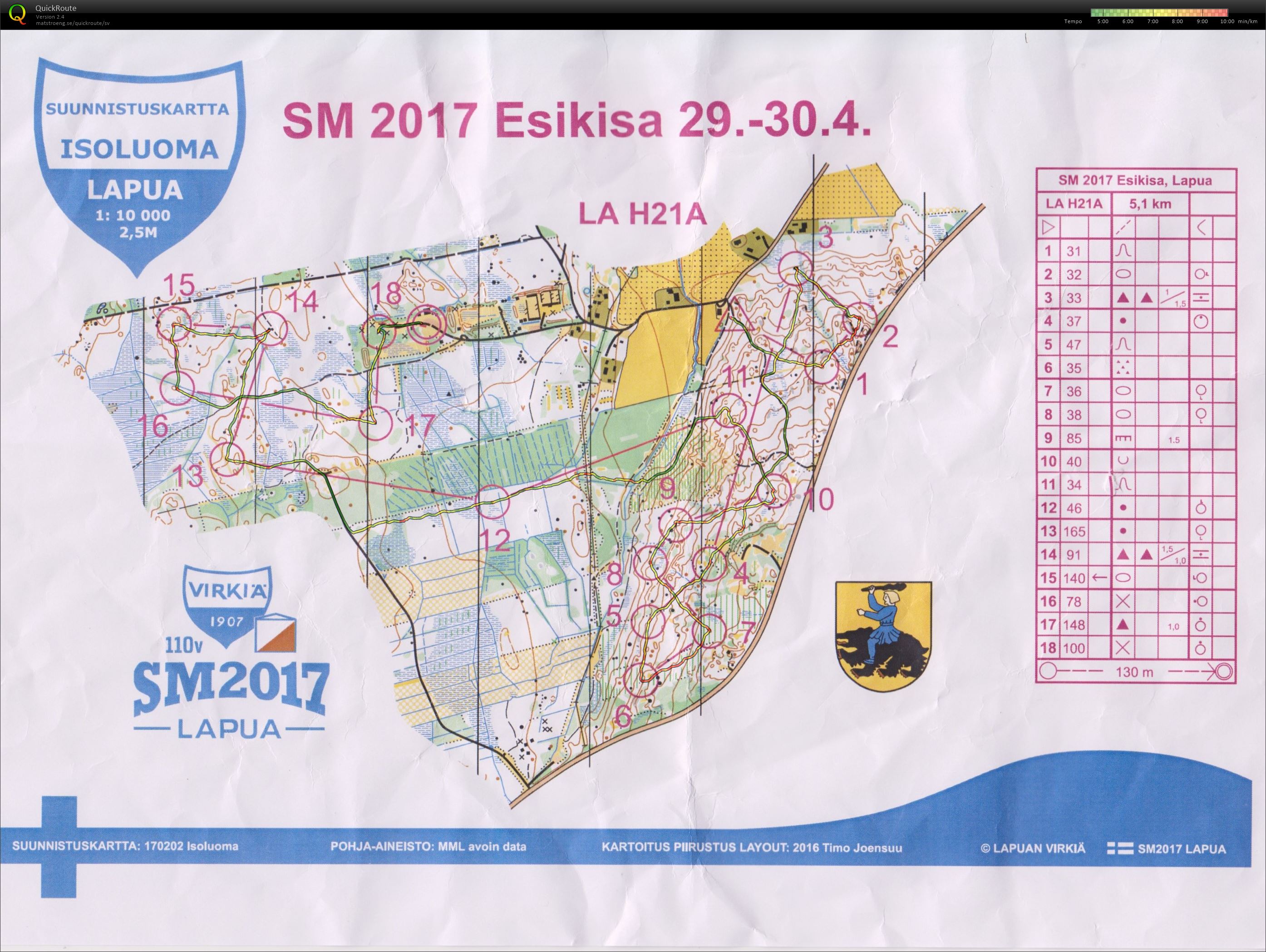 Kevätkansalliset ja SM-esikisa 2017 (29/04/2017)