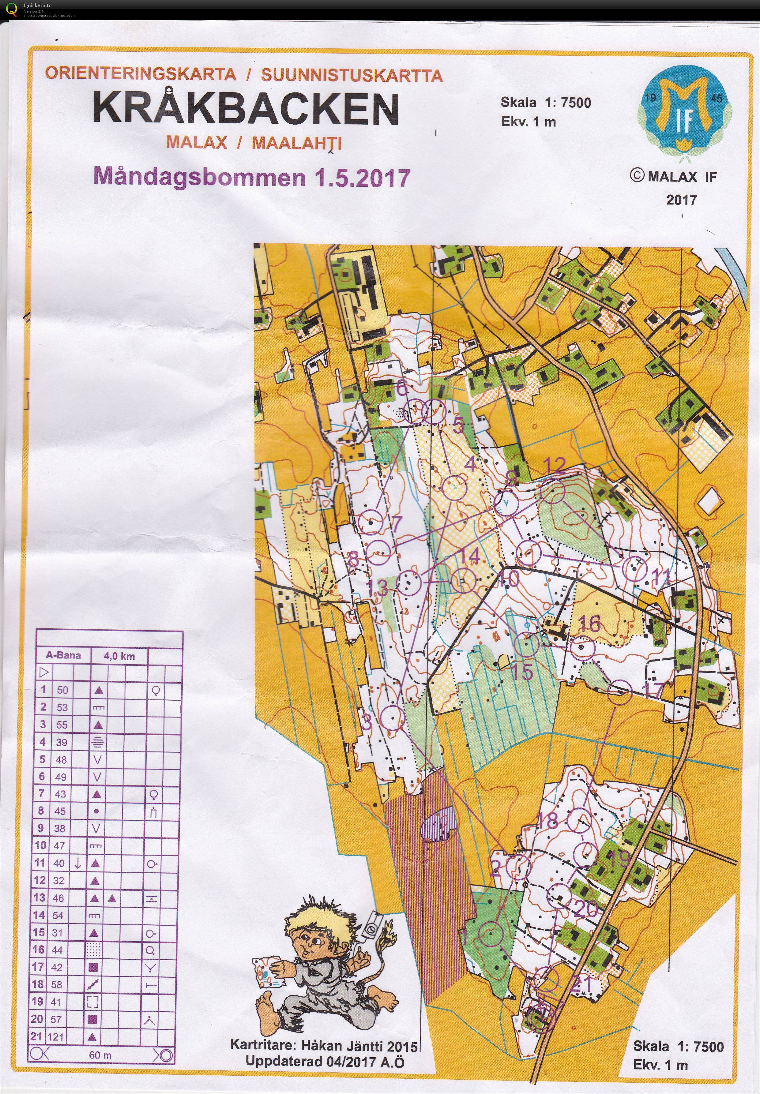 Måndagsbommen (01/05/2017)