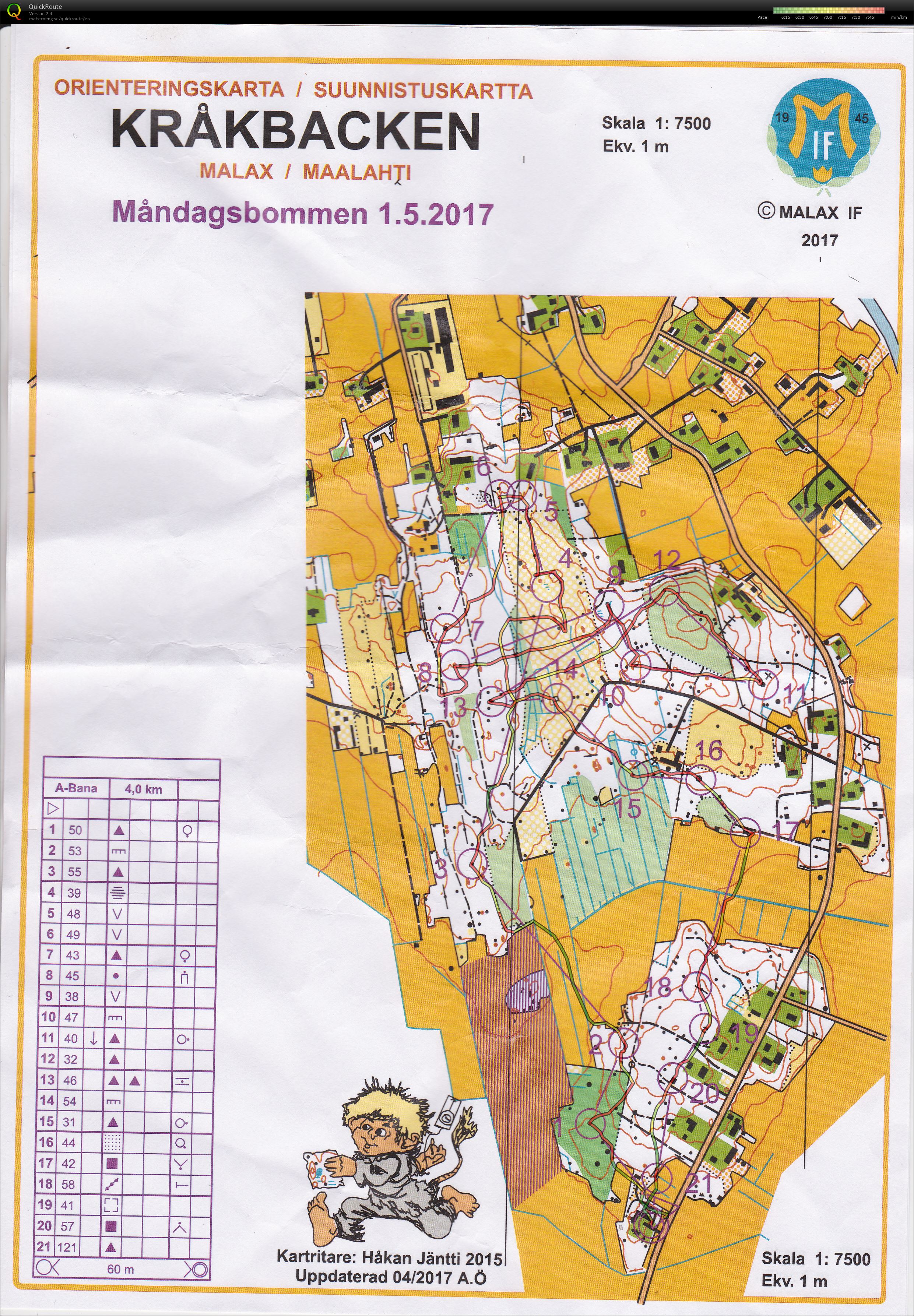 Måndagsbommen (01/05/2017)