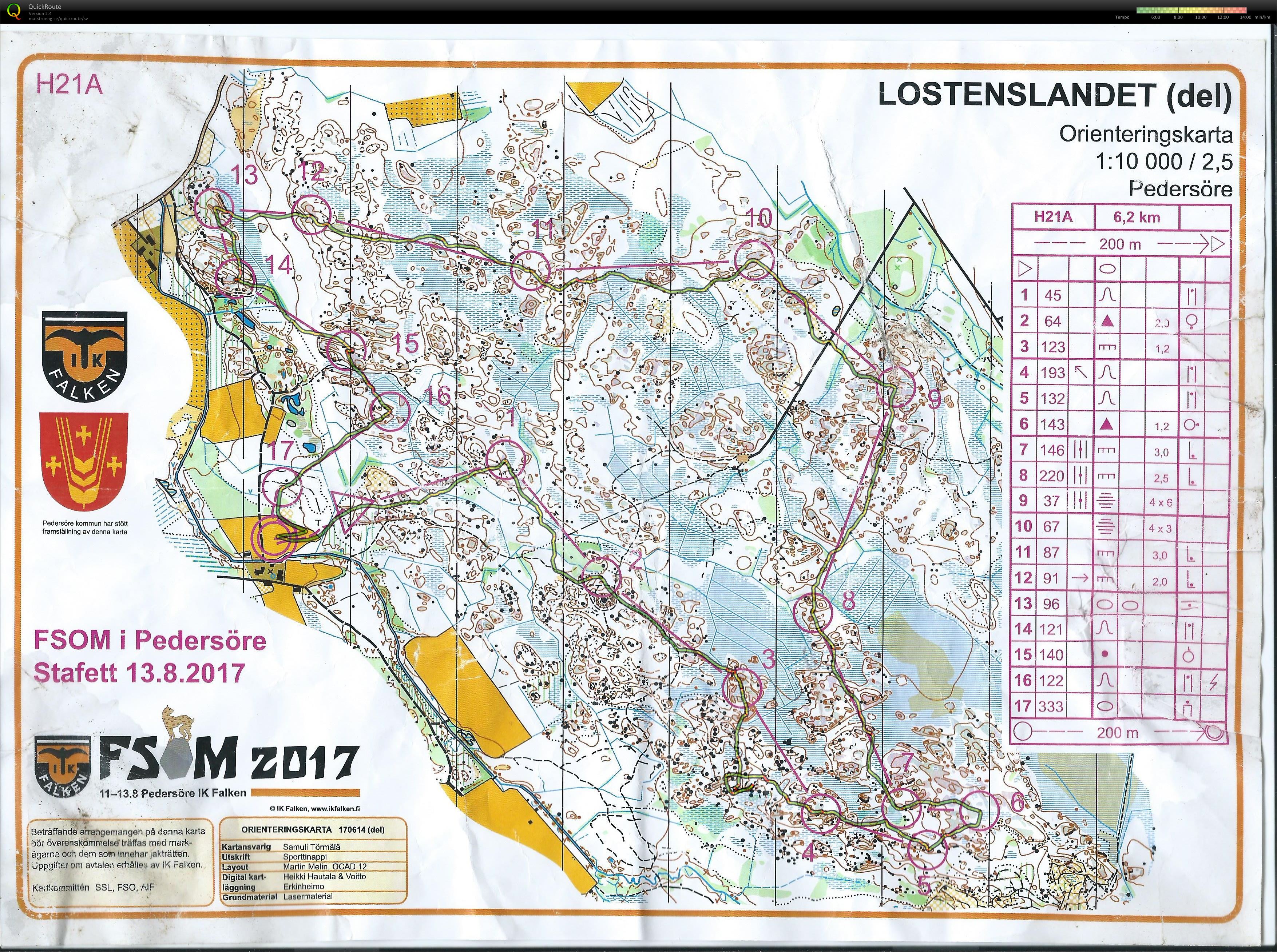 FSOM stafett (13/08/2017)