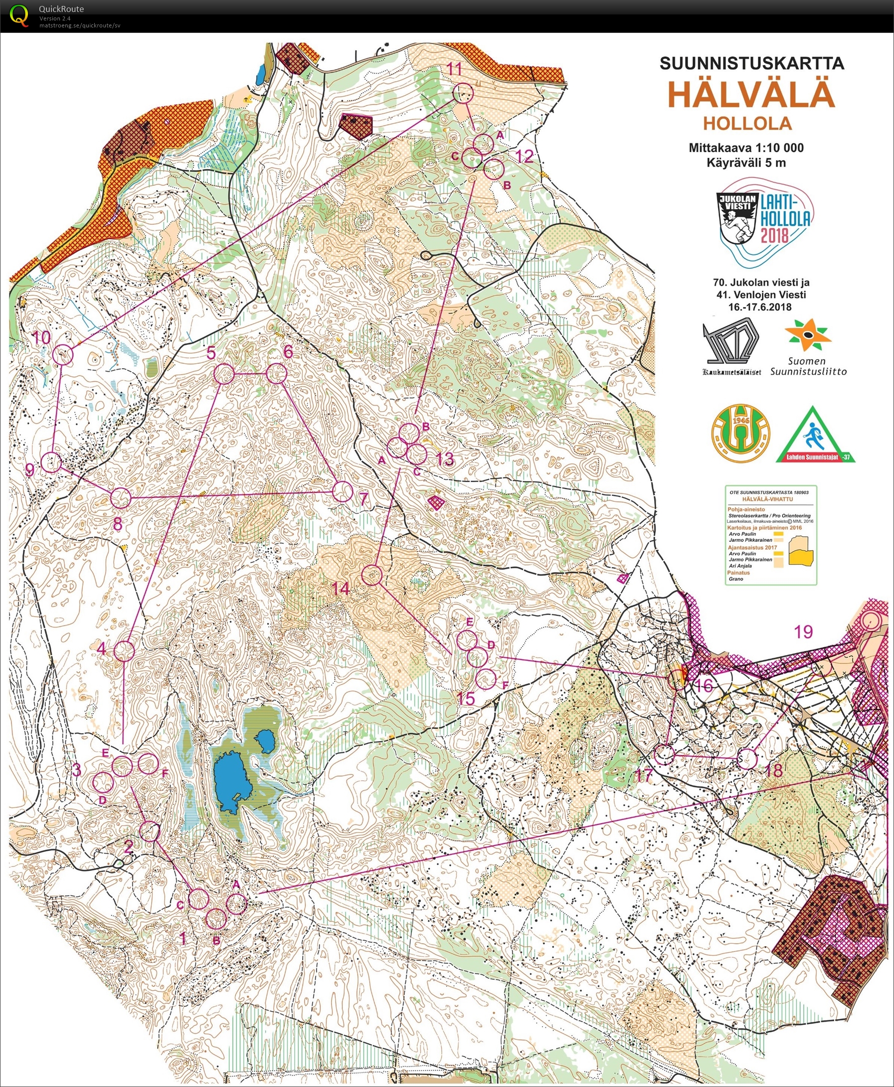 Jukola 2018 (16/06/2018)