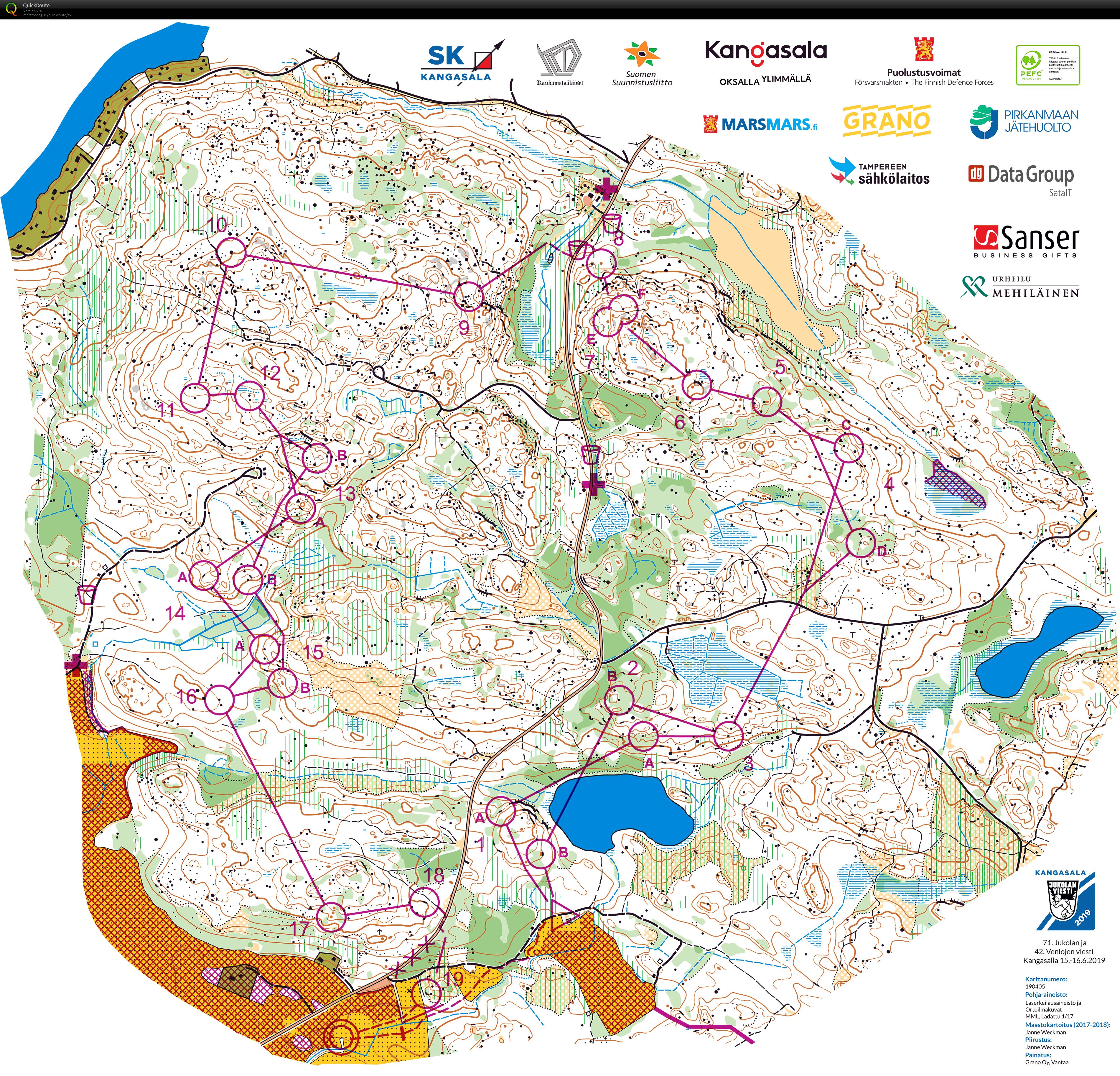 Jukola 2019 et 4 (16/06/2019)