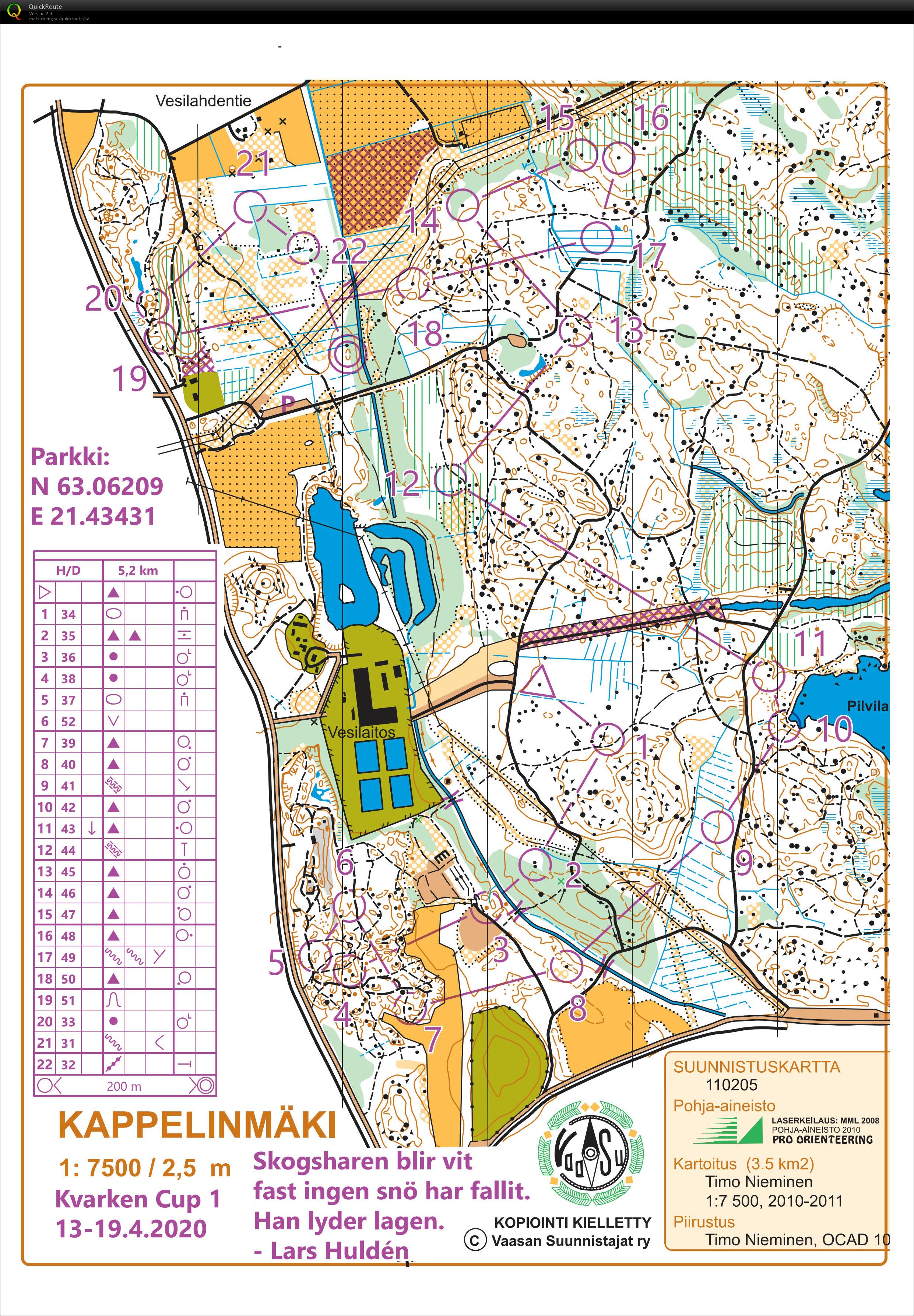 Kvarken Cup deltävling 1 (19/04/2020)