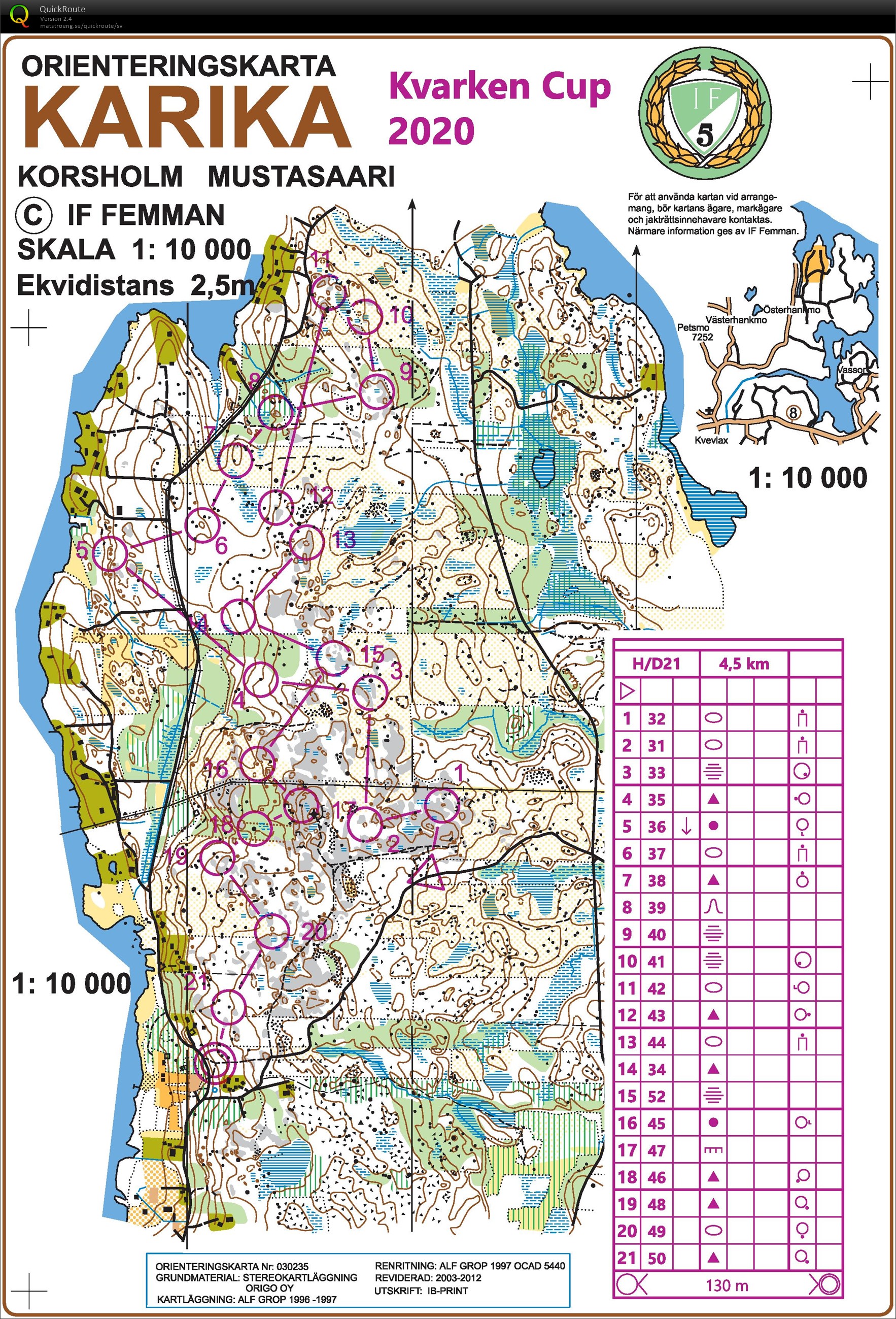 Kvarken Cup 2020 - Deltävling 4 (2020-05-09)