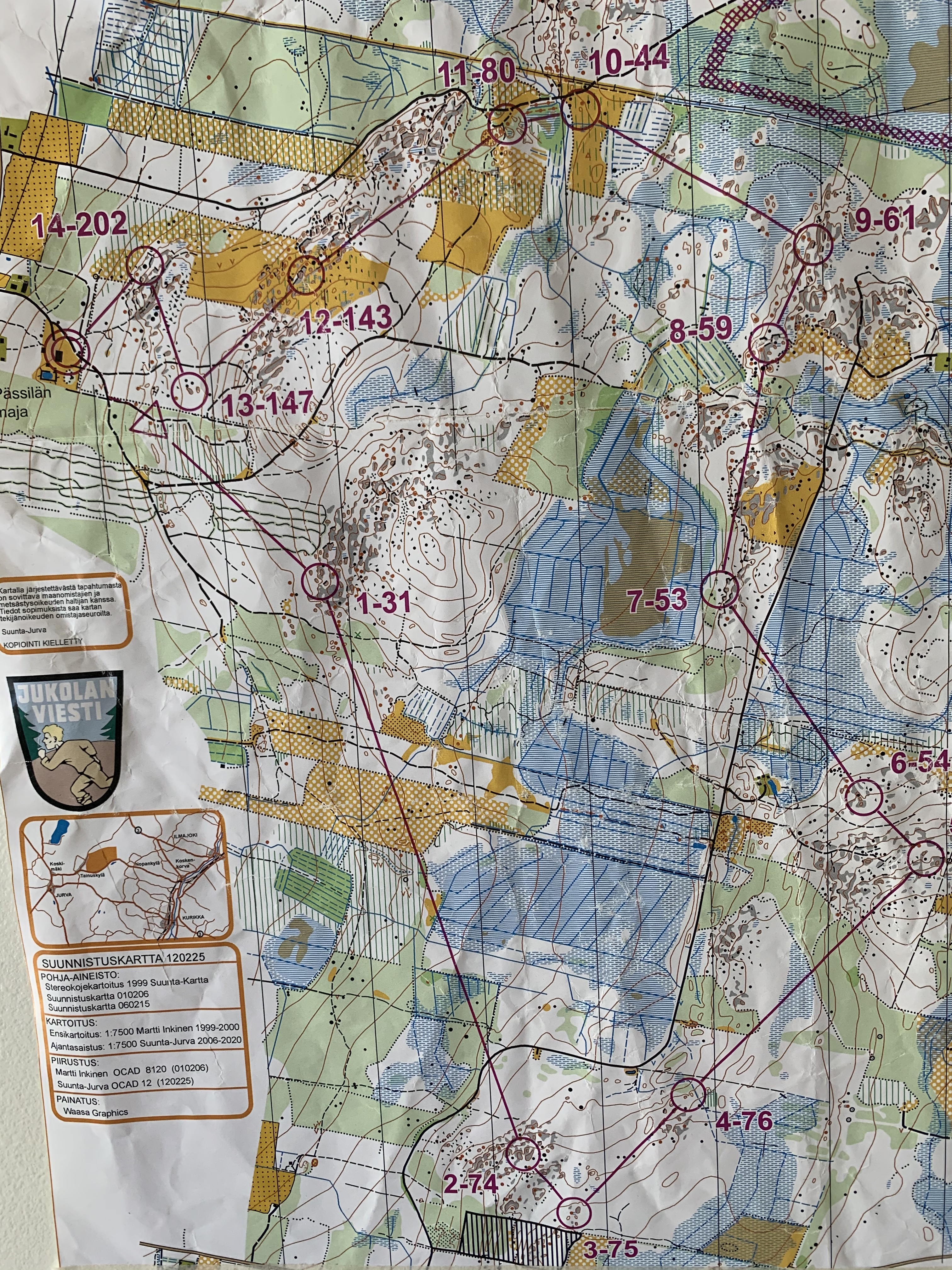 Jukola 2001 Rerun, Etapp 4  (13/06/2020)