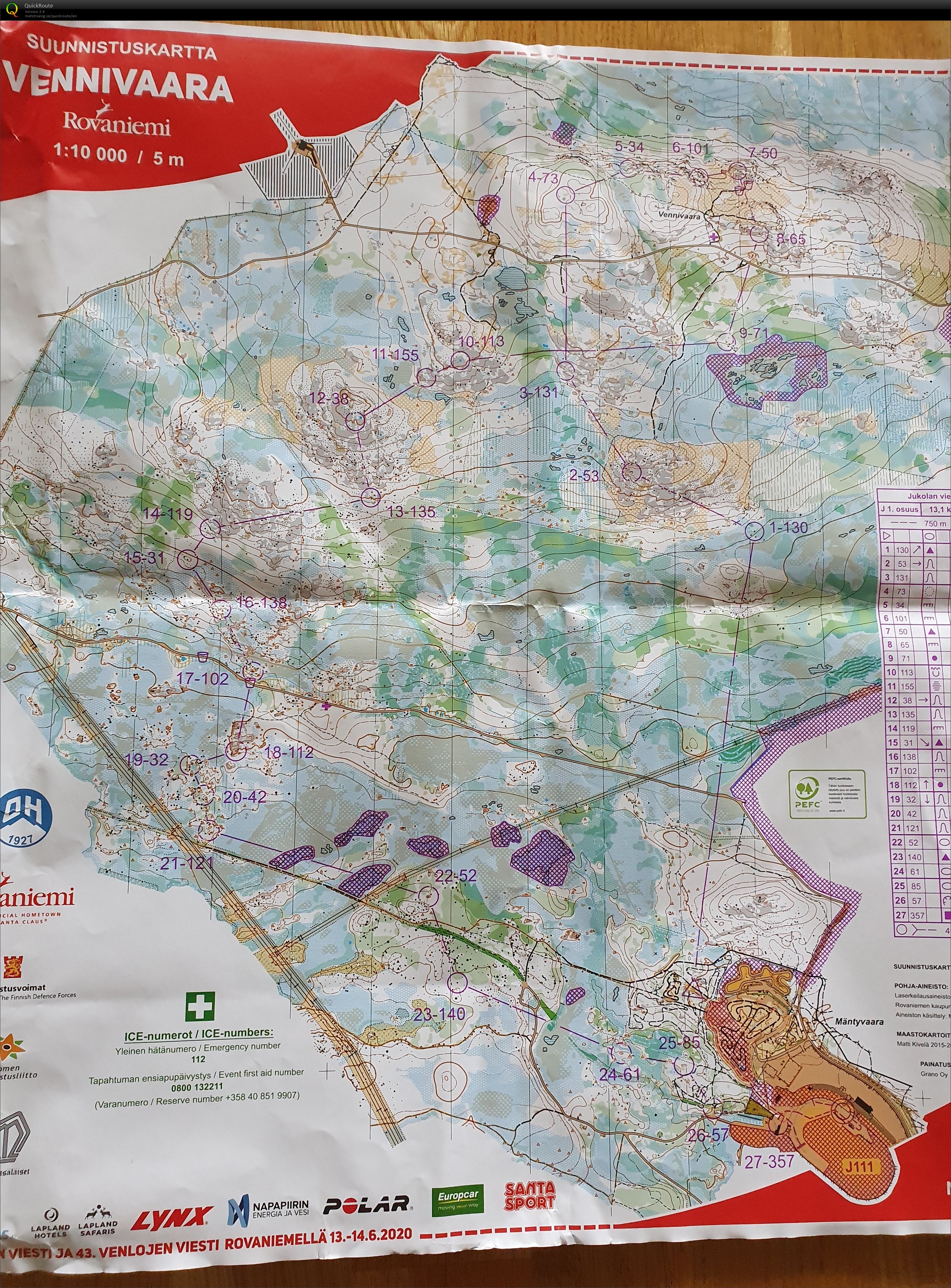 Jukola 2021, Sträcka 1 (21/08/2021)