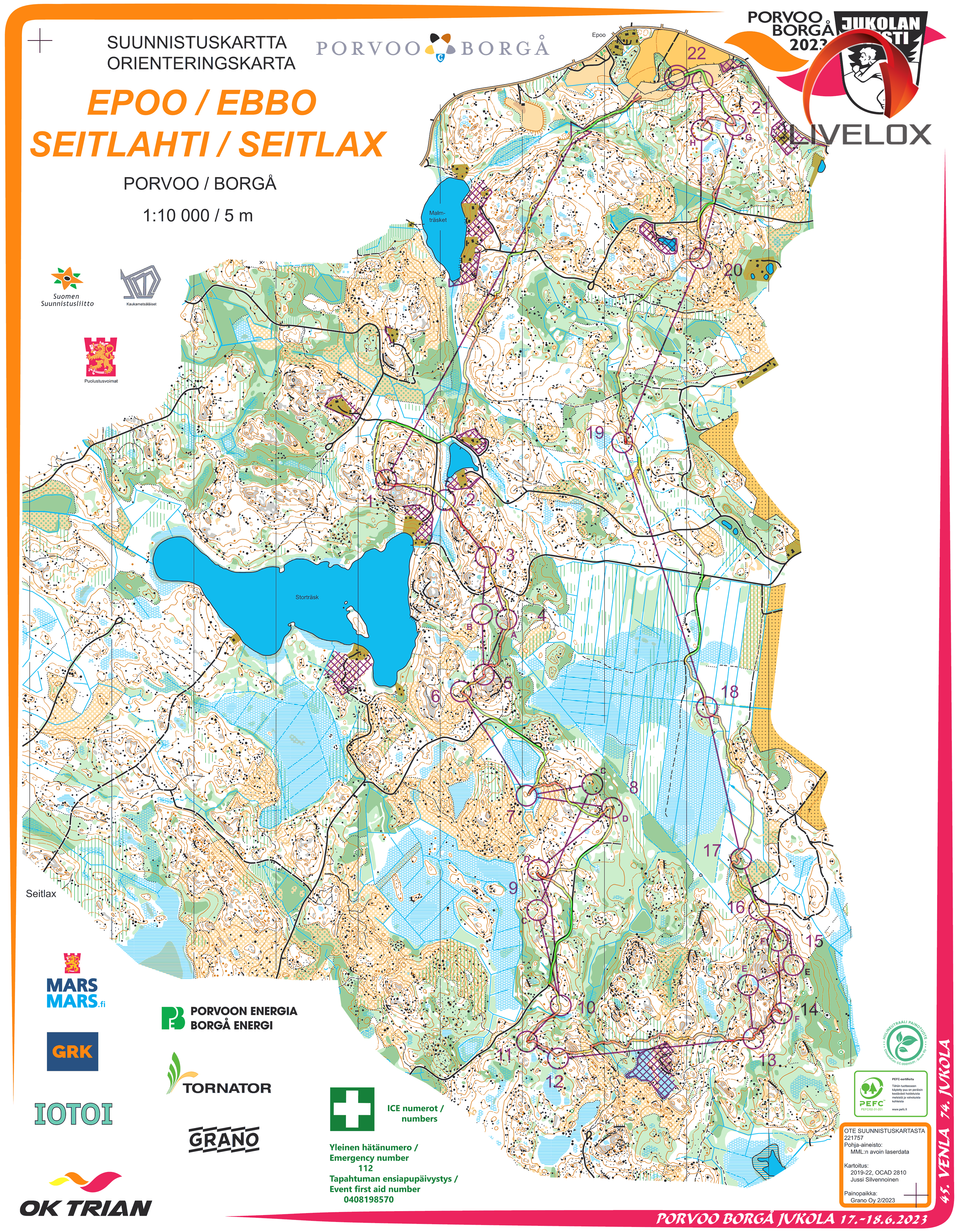 Jukola 2023 etapp 6 (22/06/2023)